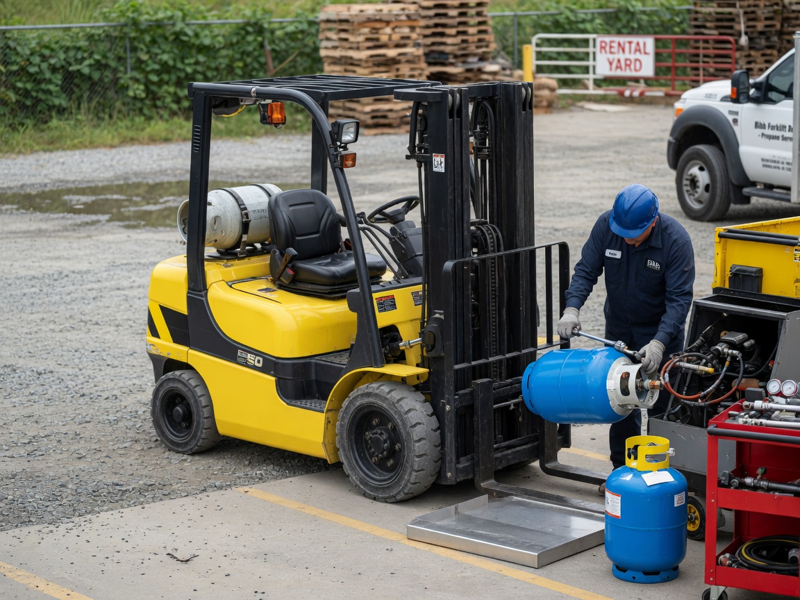 Propane Forklift Rental services
